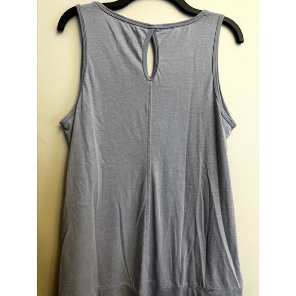 Calvin Klein Gray Swing Tank Keyhole Back Logo Detail Size L - Picture 6 of 6